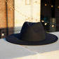 Atlanta Wide Brim Fedora - Black