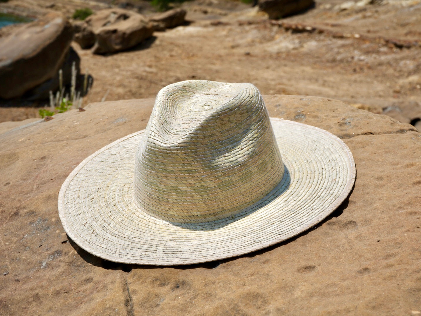 Coasta Wide Brim Sun Hat Natural Palm Dope Headwear