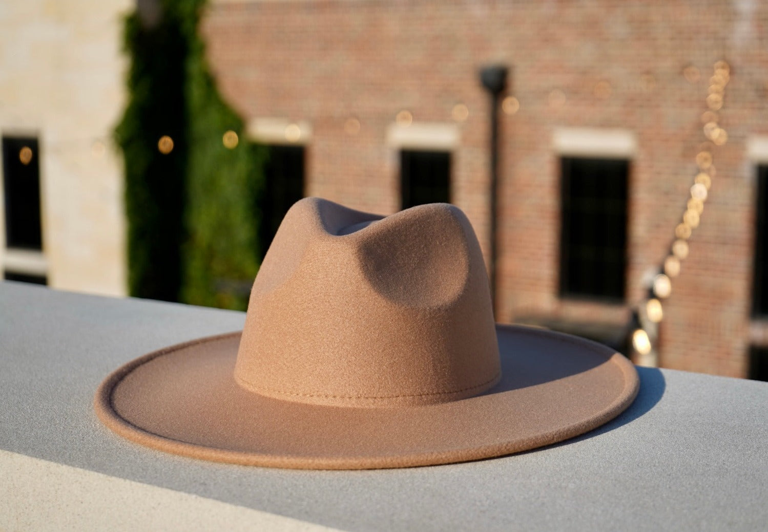 Extra wide brim store fedora hat