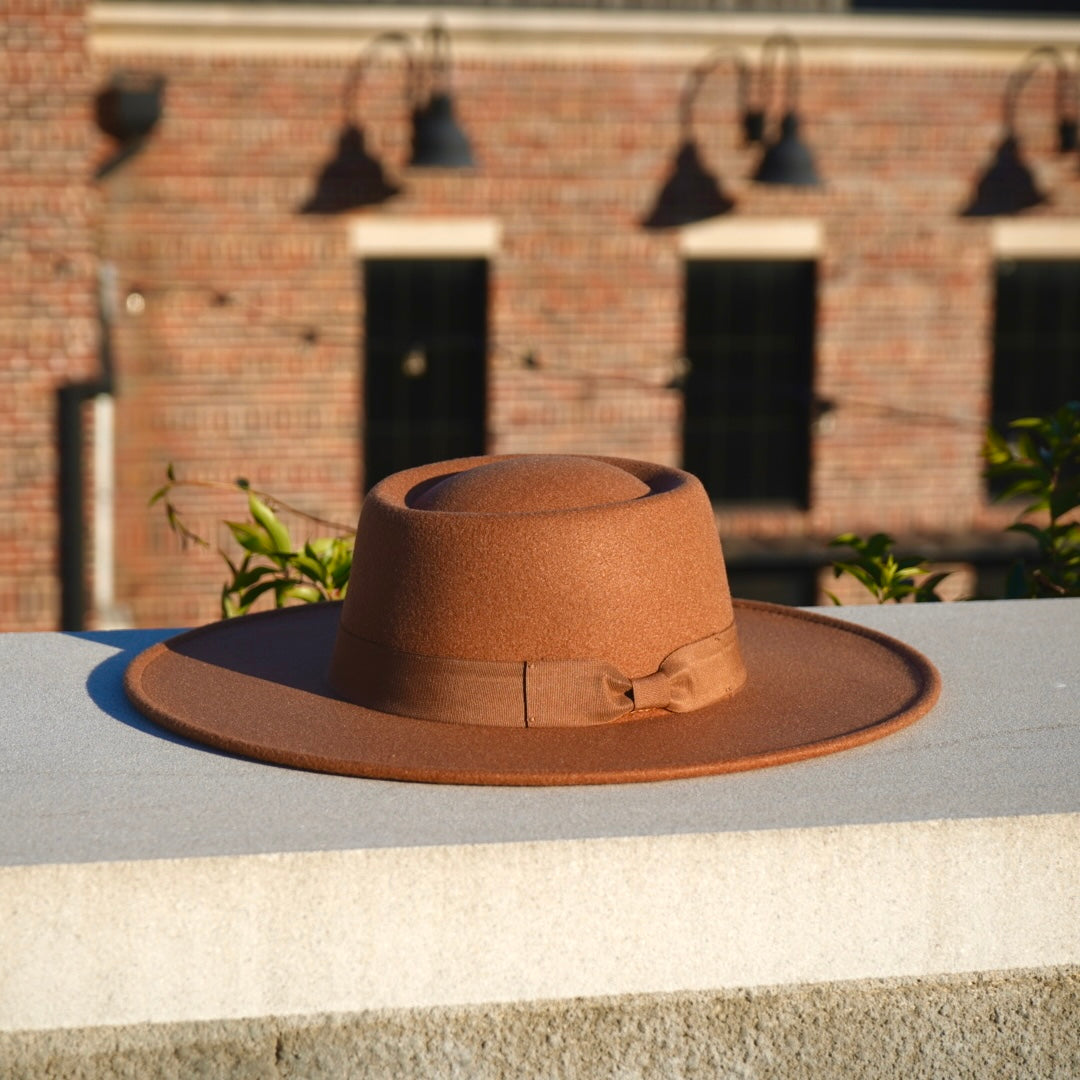 Milan Bolero Hat - Light Tan